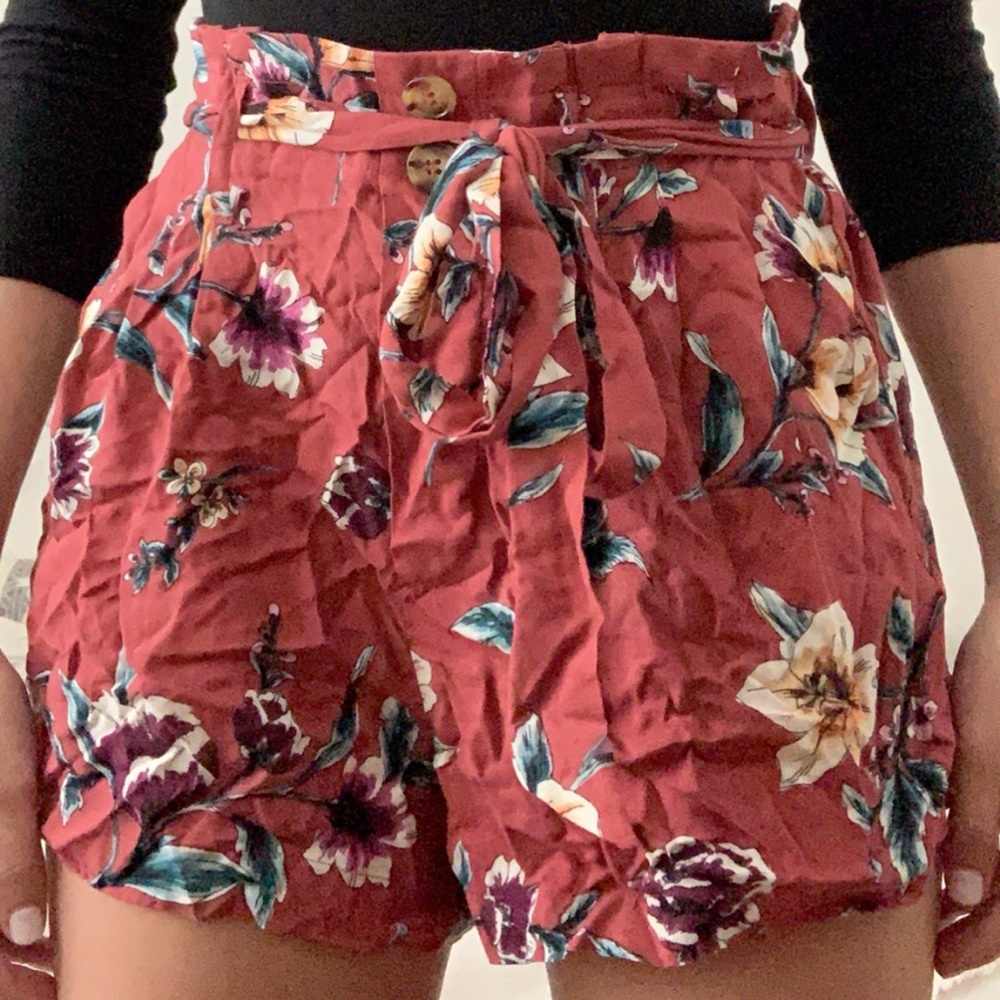 Flowery, flowy summer shorts!